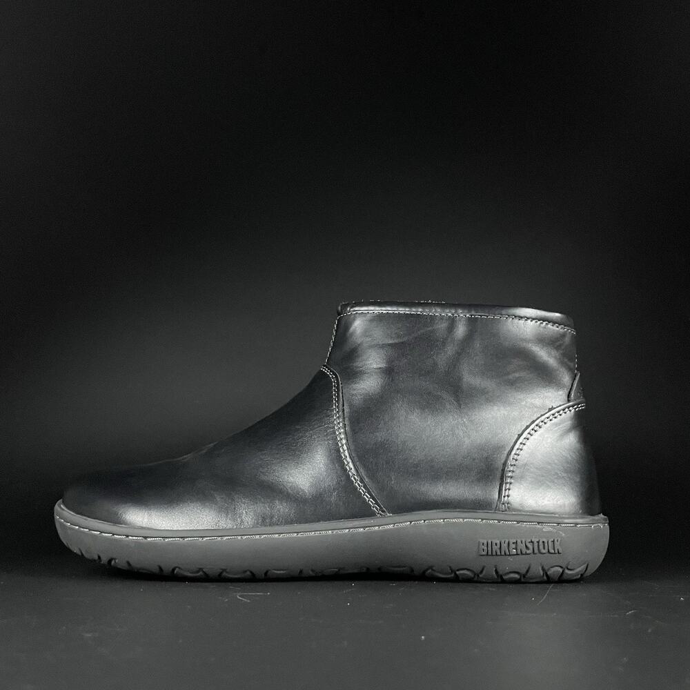 Birkenstock Black Leather Ankle Booties